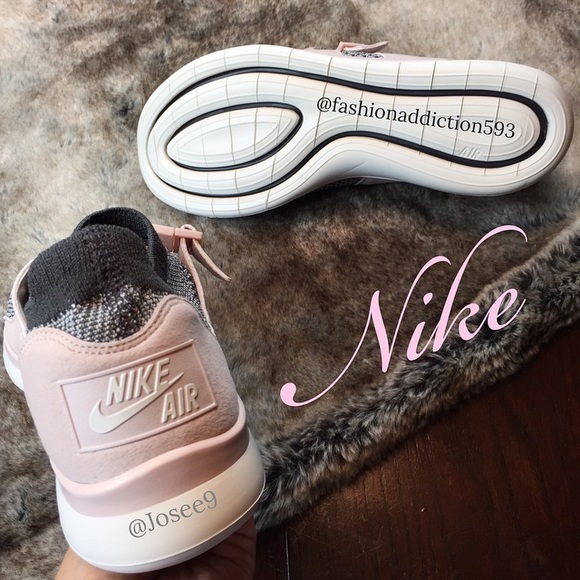 Nike Sockracer Flyknit women's gray pink s… - Picture 2 of 5